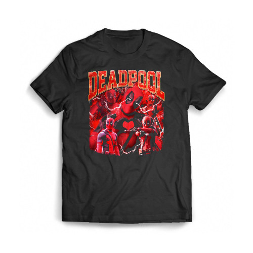 Deadpool Marvel Poster Avenger Mens T-Shirt Tee