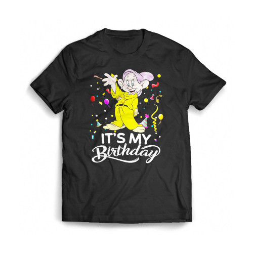Disney Dopey Dwarf It'S My Birthday Mens T-Shirt Tee