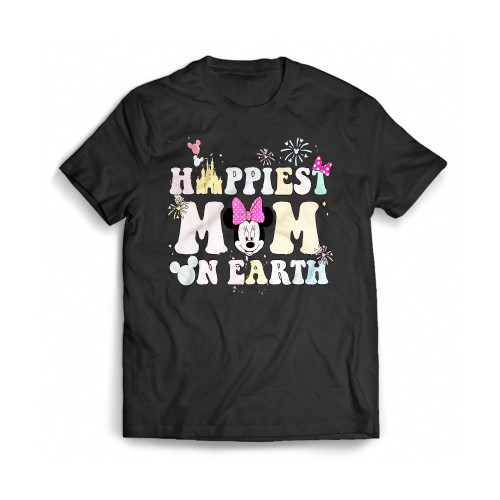 Disney Happiest Mom On Earth Mens T-Shirt Tee