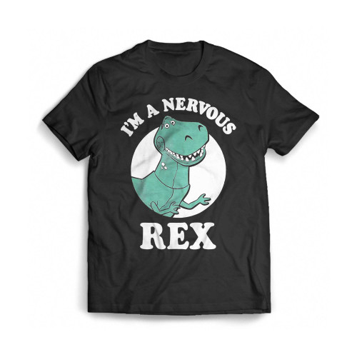 Disney Toy Story I'M A Nervous Rex Mens T-Shirt Tee