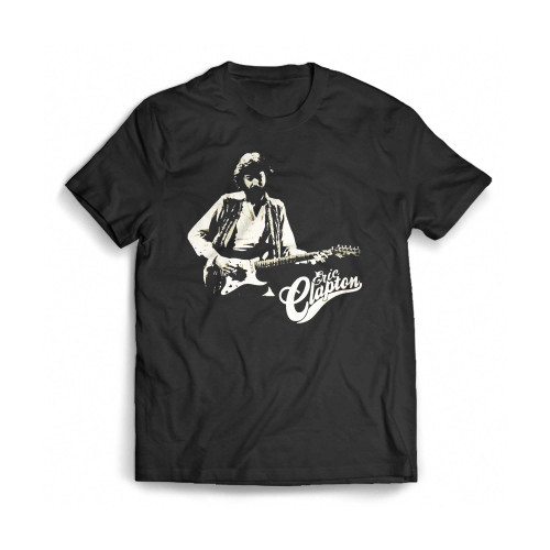 Eric Clapton Clapton W Guitar Mens T-Shirt Tee