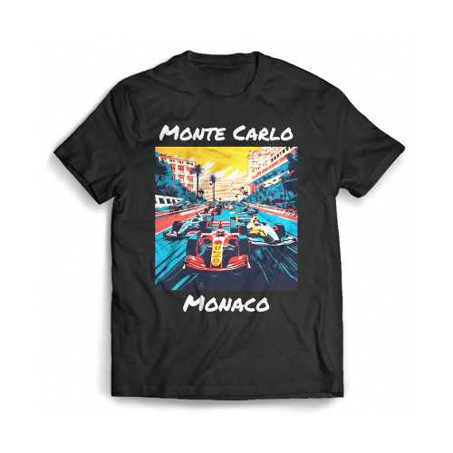 F1 Monaco Grand Prix Drive To Survive Mens T-Shirt Tee