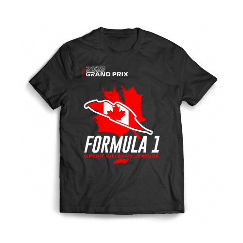 Formula One Motor Racing 2023 Canada Grand Prix Mens T-Shirt Tee