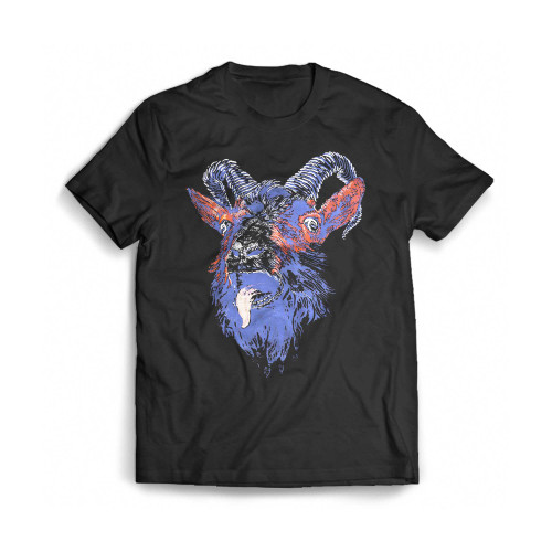 Goat Scream Psychedelic Vintage Mens T-Shirt Tee