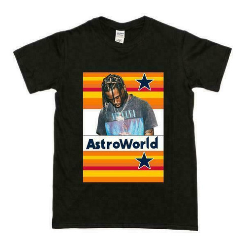 Travis Scott Astroworld Art Man's T-Shirt Tee