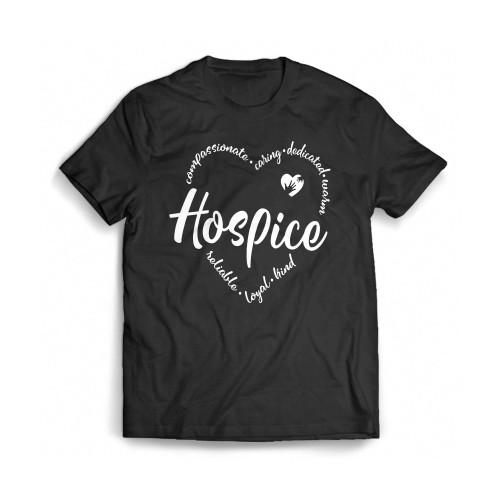 Hospice Nurse Mens T-Shirt Tee Hospice Nurse Mens T-Shirt Tee