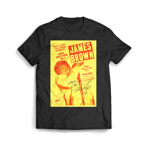 James Brown 1980 Chicago Mens T-Shirt Tee James Brown 1980 Chicago Mens T-Shirt Tee