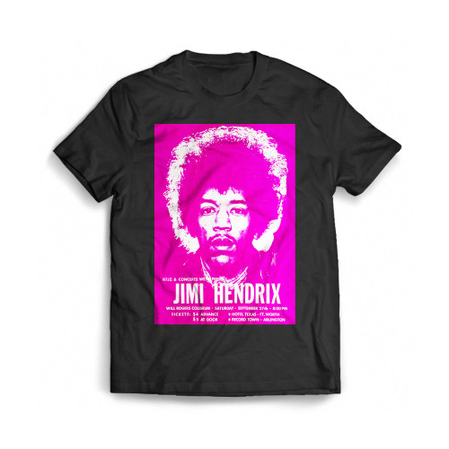Jimi Hendrix 1969 Mens T-Shirt Tee