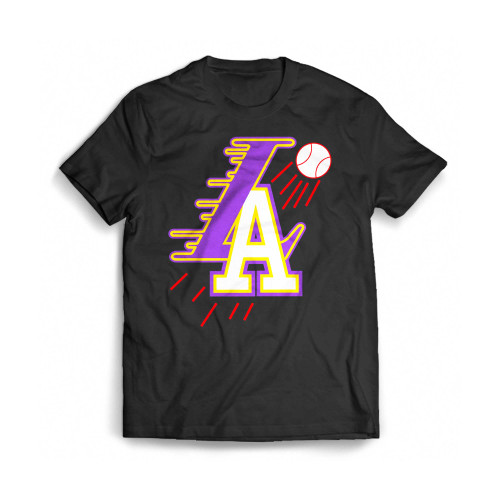 La Dodgers X Lakers Mens T-Shirt Tee