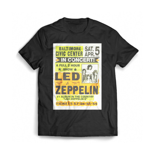 Led Zeppelin 03 Music Concert Mini Mens T-Shirt Tee