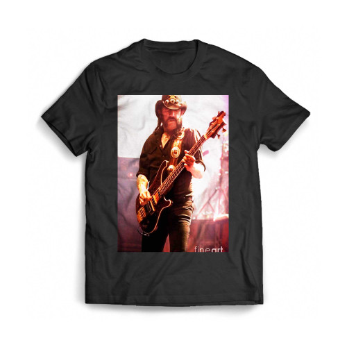 Lemmy Kilmister Motorhead 2009 Uk Live Concert Tour S10 Mens T-Shirt Tee