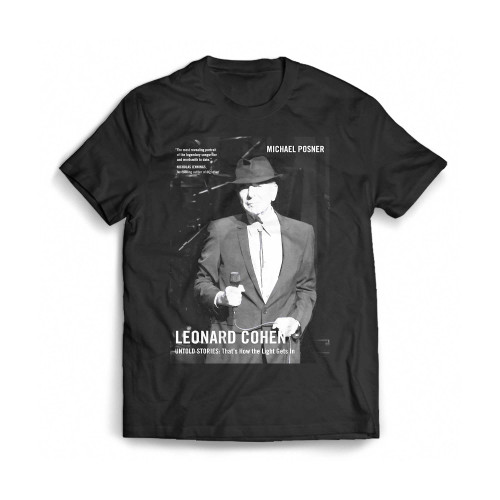Librairie Clio Leonard Cohen Mens T-Shirt Tee