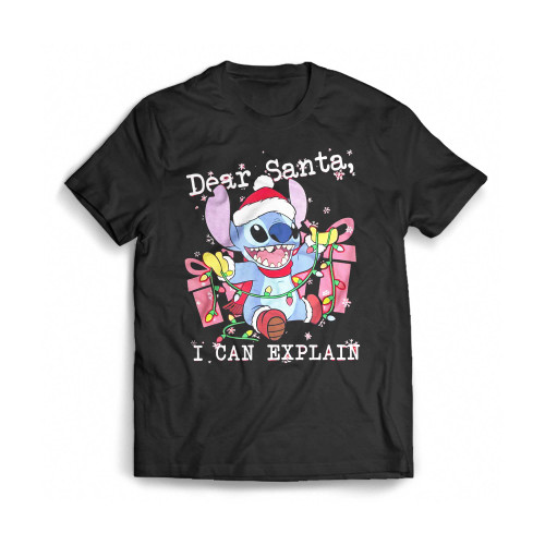 Lilo & Stitch Christmas Dear Santa Mens T-Shirt Tee