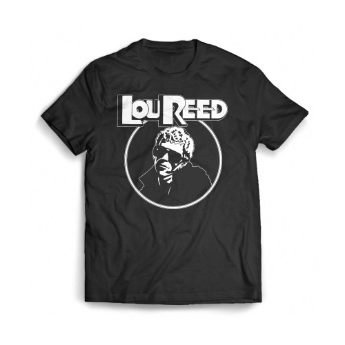 Lou Reed Transformer Band Merchandise Retro Style Mens T-Shirt Tee