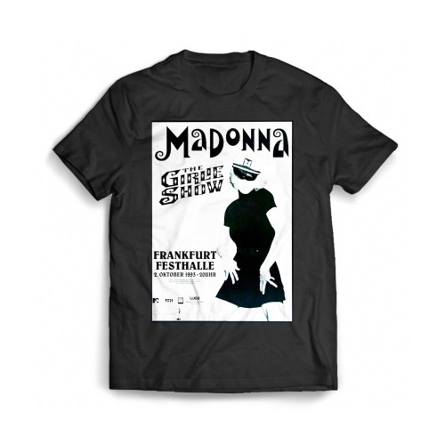 Madonna The Girlie Show Frankfurt 1993 Mens T-Shirt Tee