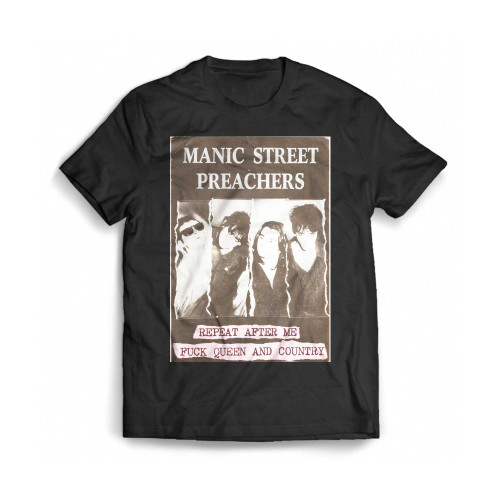 Manic Street Preachers Poster (2) Mens T-Shirt Tee