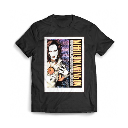 Marilyn Manson Ny Concert Poster Hammerstein Ballroom 1998 Mens T-Shirt Tee