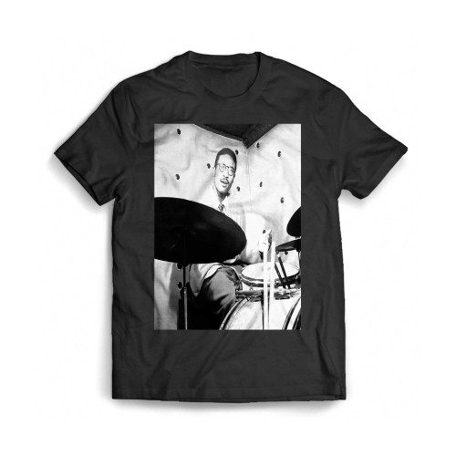 Max Roach Photo Poster Mens T-Shirt Tee