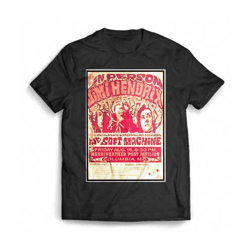 Merriweather Post Pavilion At 50 From Jimi Hendrix To The Chainsmokers Mens T-Shirt Tee