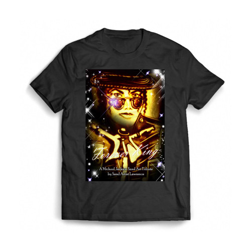 Michael Jackson Sand Art Performance Poster Mens T-Shirt Tee