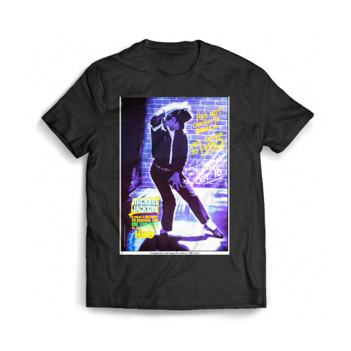 Michael Jackson The Dangerous Tour 1992 Poster Mens T-Shirt Tee