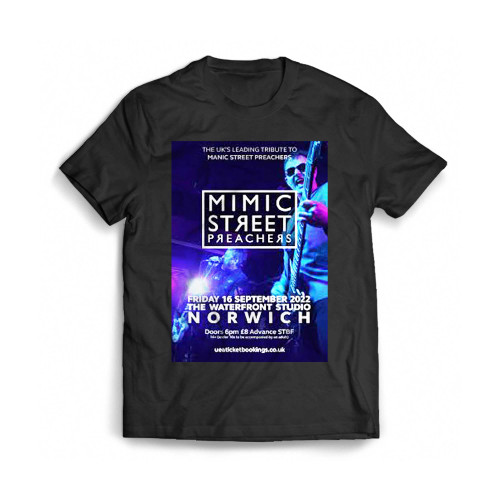 Mimic Street Preachers Poster Mens T-Shirt Tee