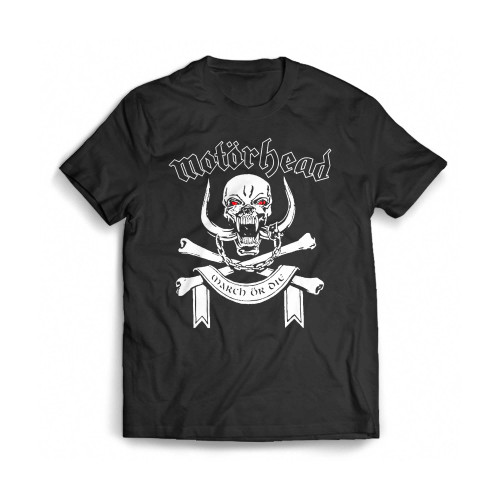 Motorhead March Or Die Lyrics Mens T-Shirt Tee