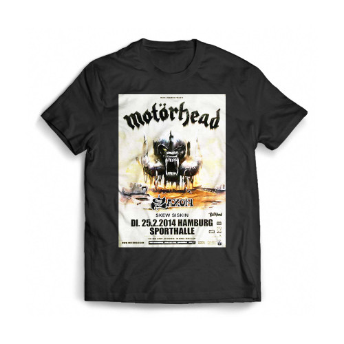 Motorhead (Lemmy Kilmister) Aftershock Hh 2014 Mens T-Shirt Tee