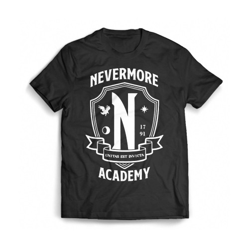 Nevermore Academy Wednesday Addams Mens T-Shirt Tee