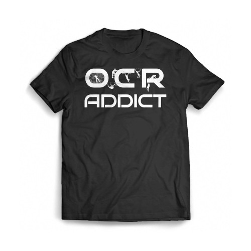 Ocr Addict Obstacle Course Racing Enthusiast Mens T-Shirt Tee