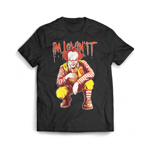 Pennywise Clown I'M Lovin It Mens T-Shirt Tee