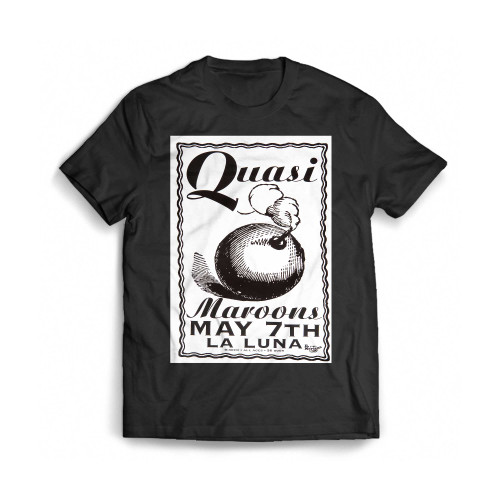 Quasi La Luna Concert Pasteup Mens T-Shirt Tee