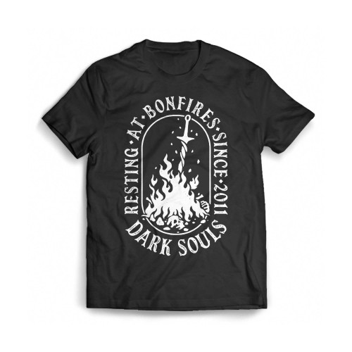 Resting At Bonfires Since 2011 Mens T-Shirt Tee