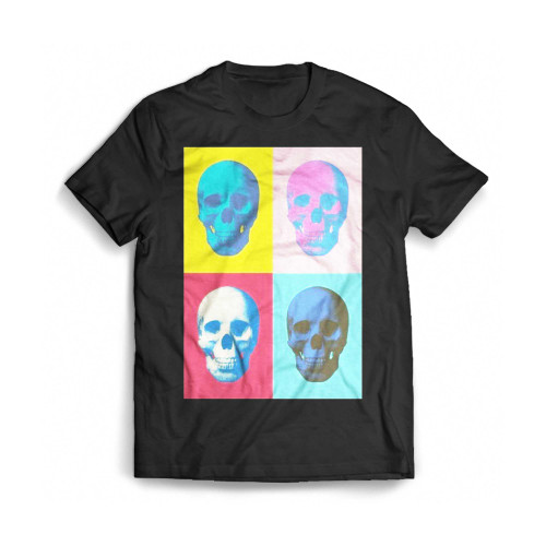 Skulls Warhol Mens T-Shirt Tee