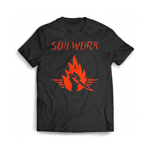 Soilwork Stabbing The Drama In Flames Raunchy Mens T-Shirt Tee