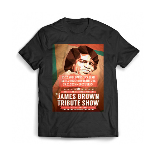 Soulvision Allstars James Brown Tribute Show Mens T-Shirt Tee