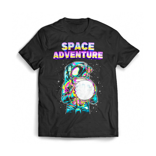 Space Adventure Astronaut Mens T-Shirt Tee