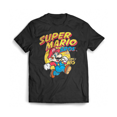 Super Mario Bros Gaming Funny Mens T-Shirt Tee