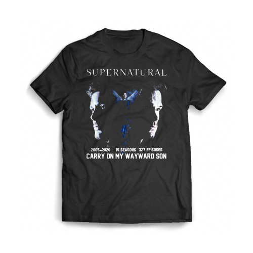 Supernatural Carry On My Wayward Mens T-Shirt Tee
