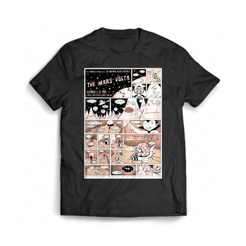 Tara Mcpherson 2005 Mars Volta All Tomorrows Parties Silkscreen Concert Poster Mens T-Shirt Tee