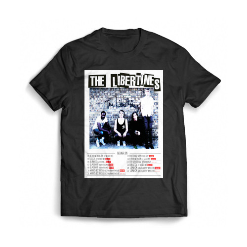 The Libertines 2019 Uk Concert Tour Poster Mens T-Shirt Tee