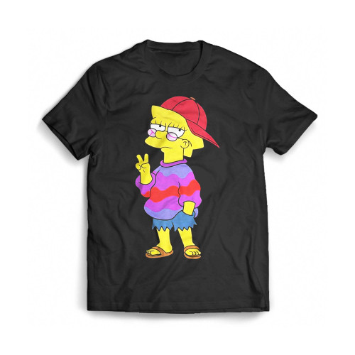 The Simpson Family Bart Lisa Simpson Mens T-Shirt Tee