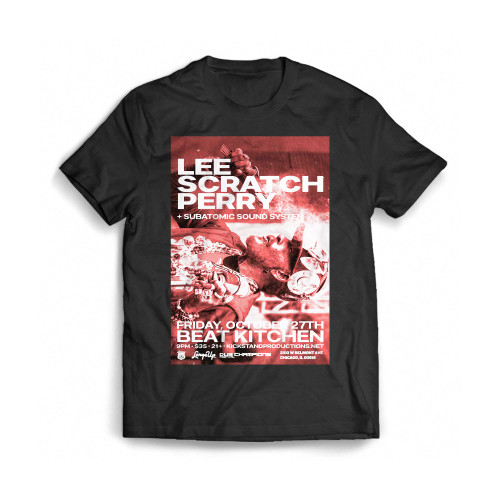 The Super Ape Returns To Conquer Tour With Lee Scratch Perry Poster Mens T-Shirt Tee