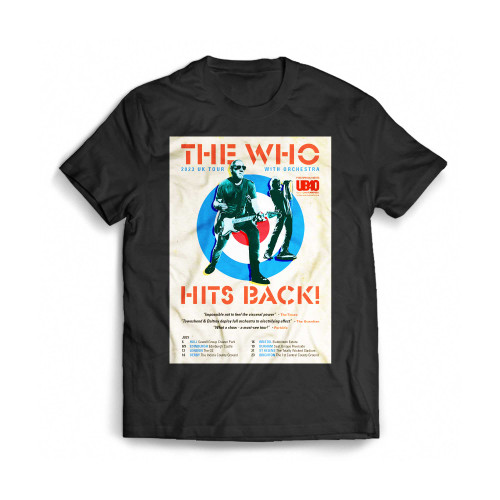 The Who Who 2020 Uk Arena Tour Mens T-Shirt Tee
