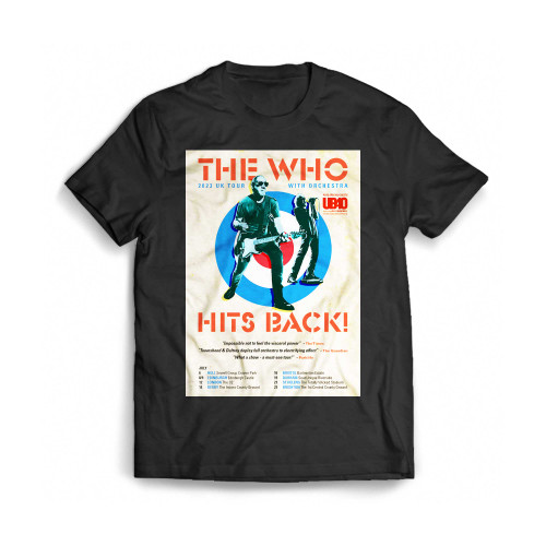 The Who Who 2020 Uk Arena Tour 1 Mens T-Shirt Tee