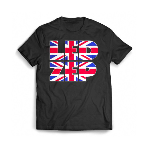 Led Zeppelin Union Jack Type 1 Mens T-Shirt Tee