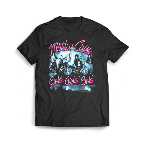 Motley Crue Girls Girls Girls 1 Mens T-Shirt Tee