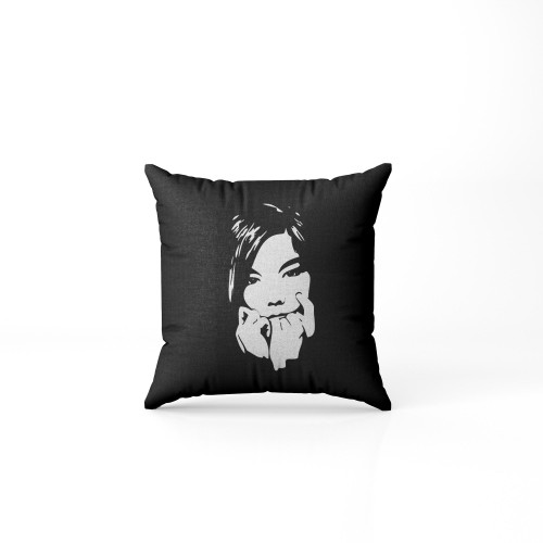 Bjork Face Silhouette Pillow Case Cover