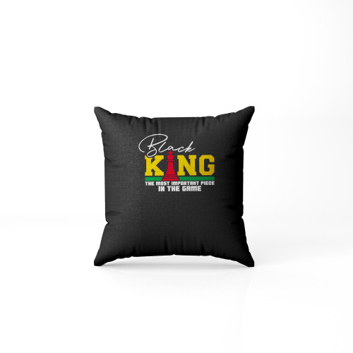 Black King Black History Month African American Pride Pillow Case Cover