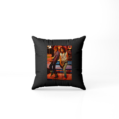 David Bowie & Marc Bolan Great Rock Legends Colour Poster Pillow Case Cover